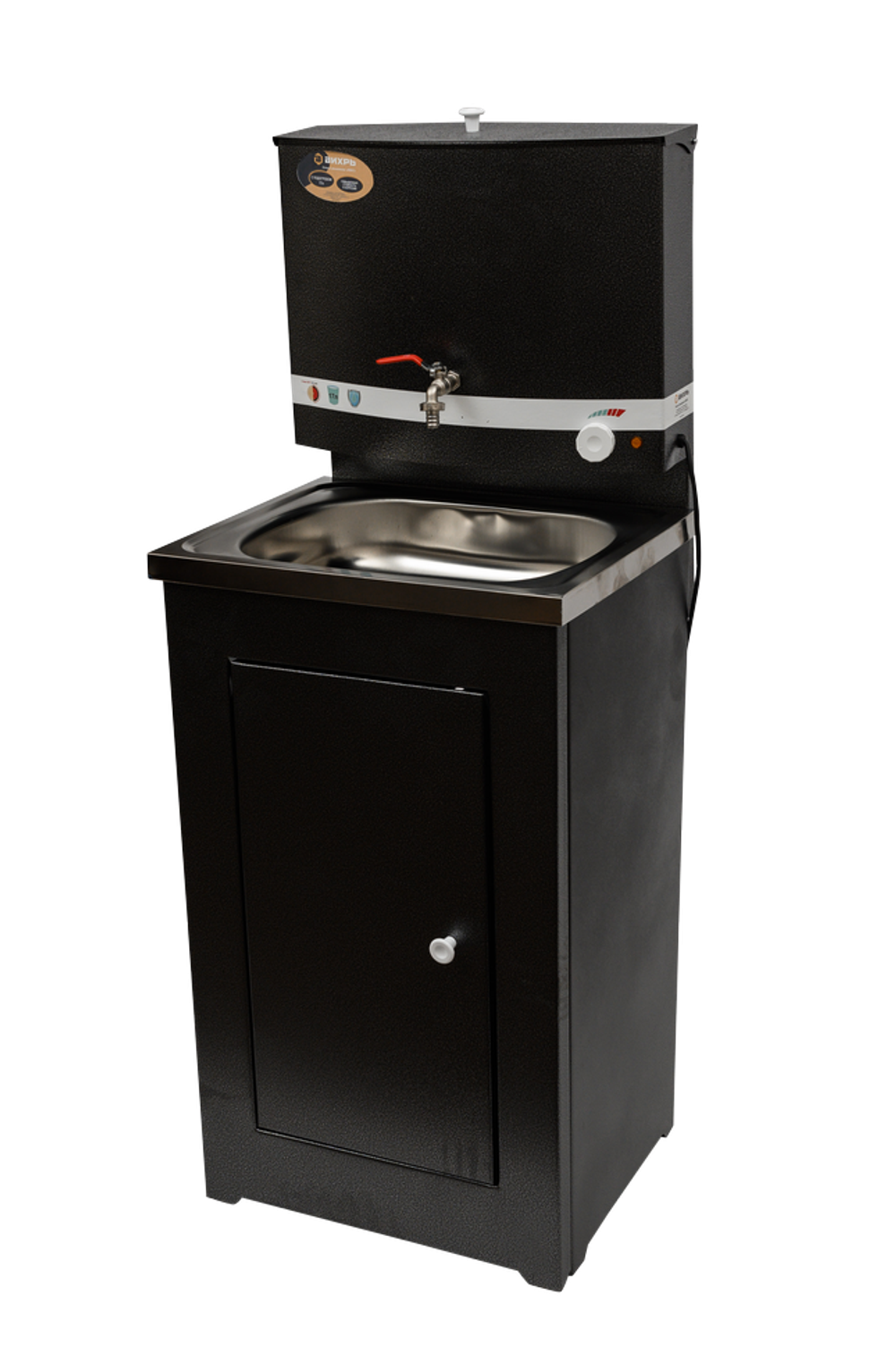 Умывальник дачный с подогревом "Люкс" ВИХРЬ, нержавейка, медный