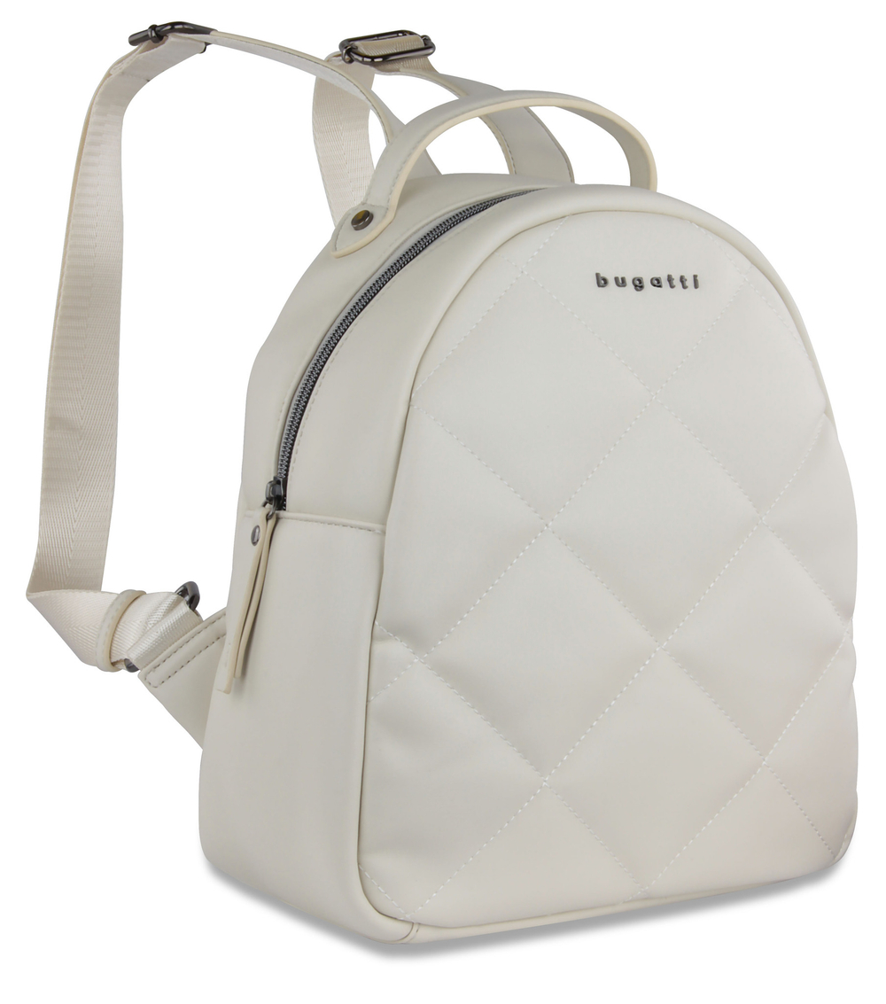 Фото рюкзак женский BUGATTI Cara белый полиуретан с гарантией