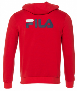 Мужская теннисная кофта Fila Sweathoody Edward M - красный