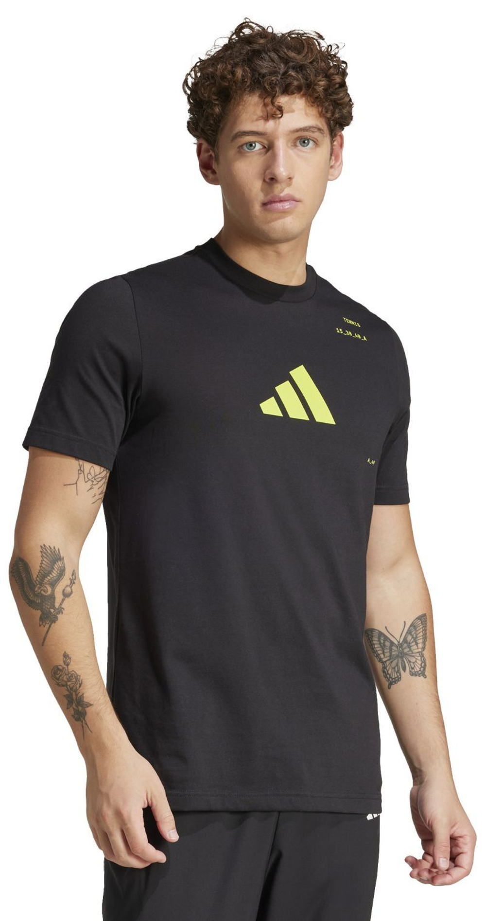 Мужская теннисная футболка Adidas Aeroready Tennis Category Graphic - черный