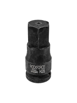 Головка-бита ударная 6-гранная 28мм,3/4'' RockForce RF-26410028MPB