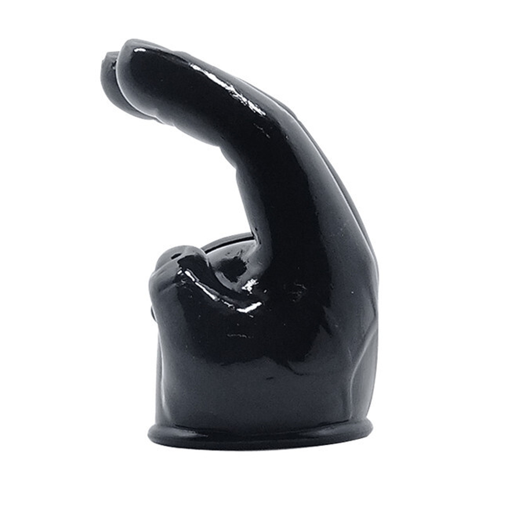 Насадка для стимуляции точки G для массажера Double Finger (прозрачный) (Цвет: прозрачный)