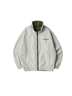 Двусторонняя куртка с высоким воротом