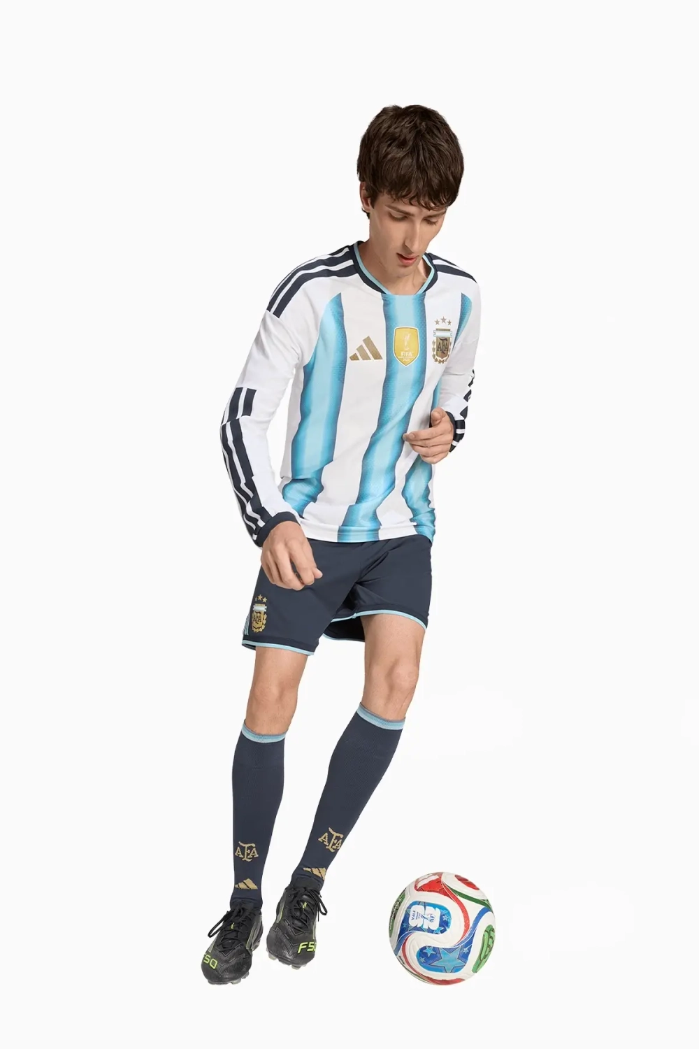 Футболка с длинными рукавами adidas Аргентина 2026 Home Authentic
