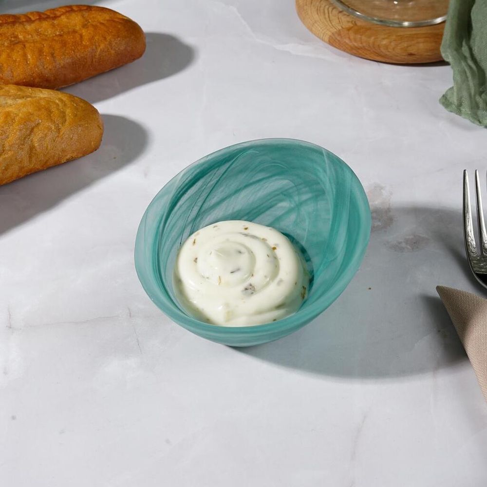 Соусник 100 мл 9*5 см   косой матовое стекло P.L. Proff Cuisine [6]