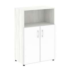 Yalta Шкаф LT.ST-2.2 R white Снежная Патина/Стекло White 800*450*1195