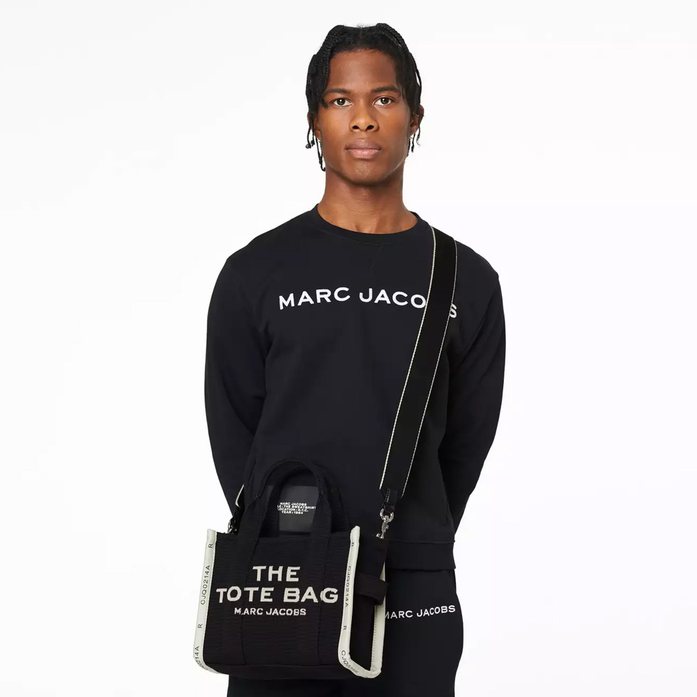 СУМКА MARC JACOBS THE JACQUARD SMALL TOTE BAG BLACK