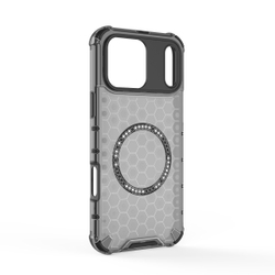 Прозрачный чехол Honeycomb Magnetic Case для iPhone 17 Pro Max