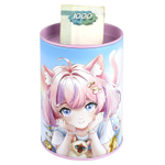 Копилка-подставка для канцелярских принадлежностей, 10,4х7,5х7,5 см. Коллекция "АНИМЕ С КОТИКАМИ":