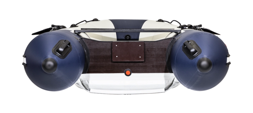 Лодка Таймень NX 3200 НДНД, 3200*1500*420 мм., цвет серый - синий