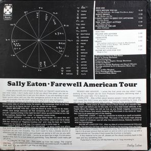 Sally Eaton / Farewell American Tour (LP)