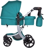 Коляска трансформер Aimile Original New Silver (Голубая гавань NDS-6)