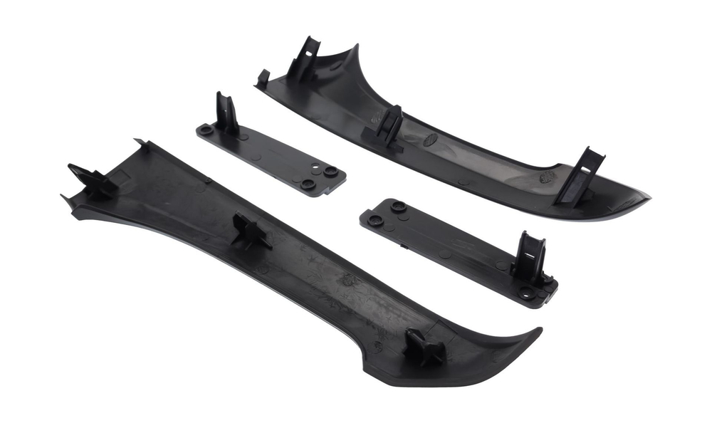 Комплект рамки с разъёмами 9" Toyota Yaris/Vitz P90 2005-2010 черная Тип 2 с боковинами - Car-Smart 9647F2B