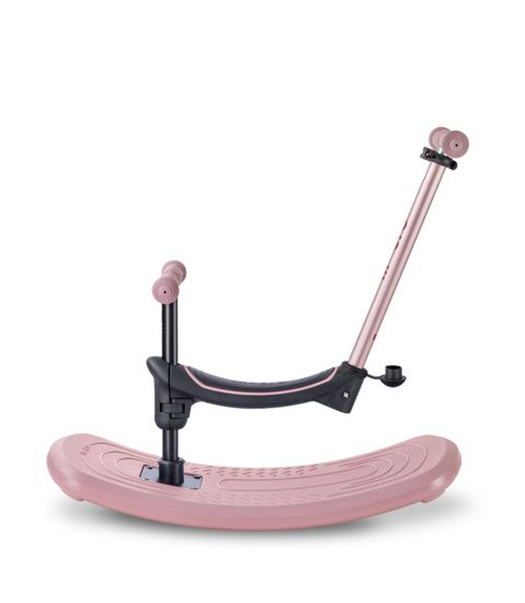 Самокат-качалка Mini Micro Deluxe Rock & Go LED, пудрово-розовый