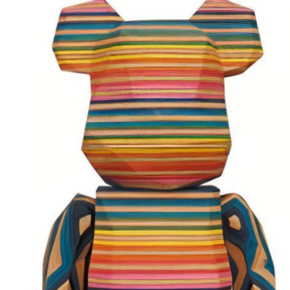 Дизайнерские игрушки BE@RBRICK x Fragment Design 400% Polygon 28cm, 3042504-612780445