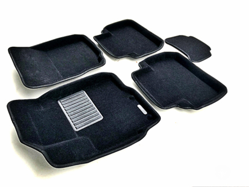 Коврики салона для MITSUBISHI Eclipse Cross (2018-) Euromat 3D Business черные. Арт. EMC3D-003601