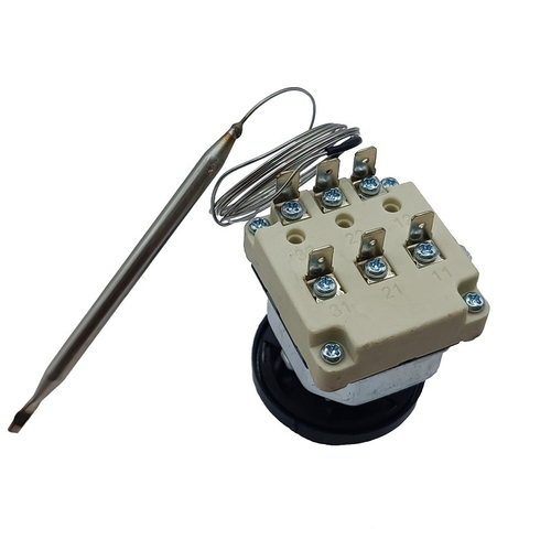 Термостат капилярный 3 фазный 30-90С с ручкой 59200