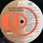 Elton John ‎– Milestones (США 1980г.)