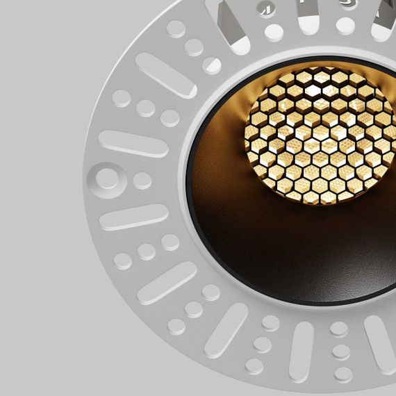 Встраиваемый светильник Maytoni Technical DL124-10W-2.7K-TRS-B