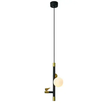 Подвес 5W 4000K 4324-1P золото/черный/белый Sparrow Favourite
