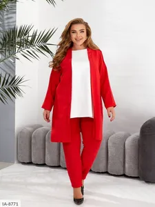 Костюм тройка HZ-1888 Фабрика Моды