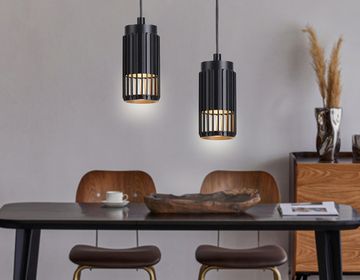 Подвесной светильник со сменной лампой 1*GU10 TN51695 BK черный Techno family Ambrella