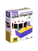 Электронный конструктор «Иллюзии», 38 деталей, с боксом для