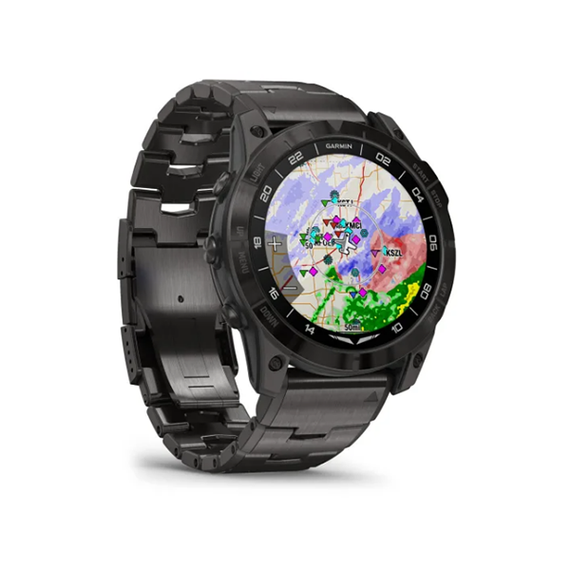 Умные часы Garmin D2 Mach 1 Pro Aviator Smartwatch/Vented Titanium 51 мм 010-02804-81