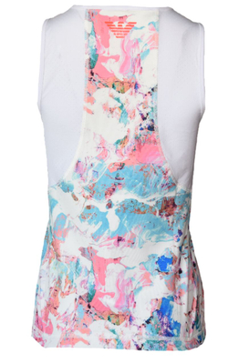 Женский топ теннисный EA7 Tennis Jersey In Ventus7 - fancy white2