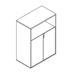 Шкаф 3 уровня