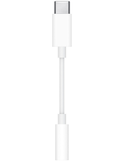 Адаптер Apple USB-C для наушников с разъёмом 3,5 мм USB-C to 3,5 мм (MU7E2)
