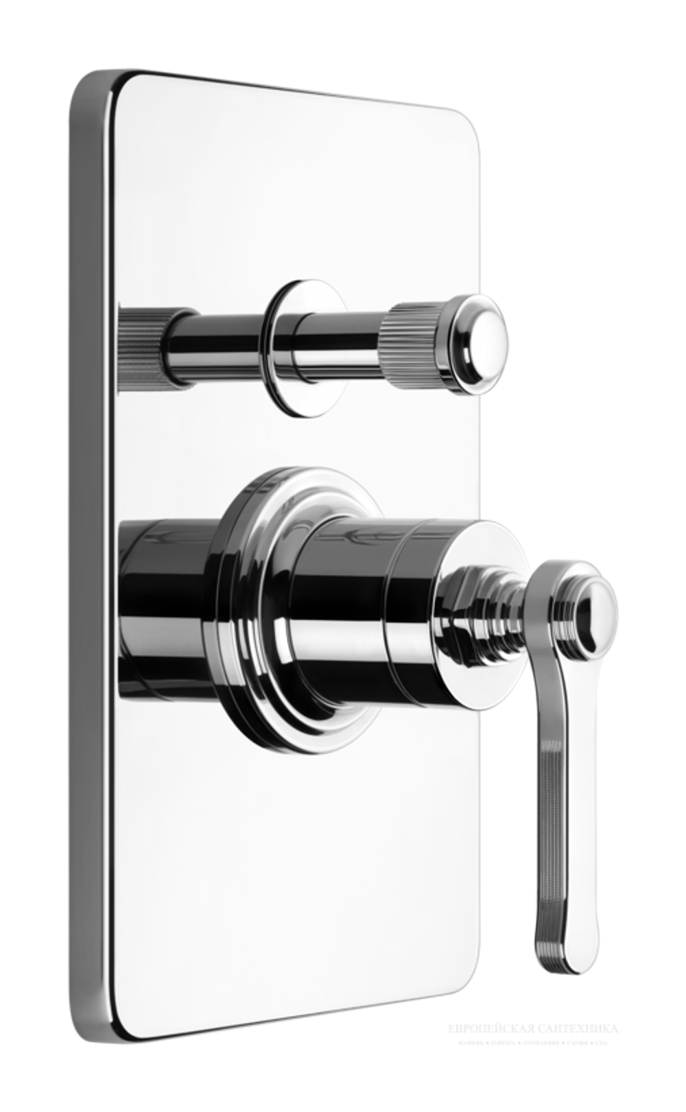 Cмеситель для душа Gessi Venti20, настенный на 2 выхода, внешняя часть, цвет Chrome