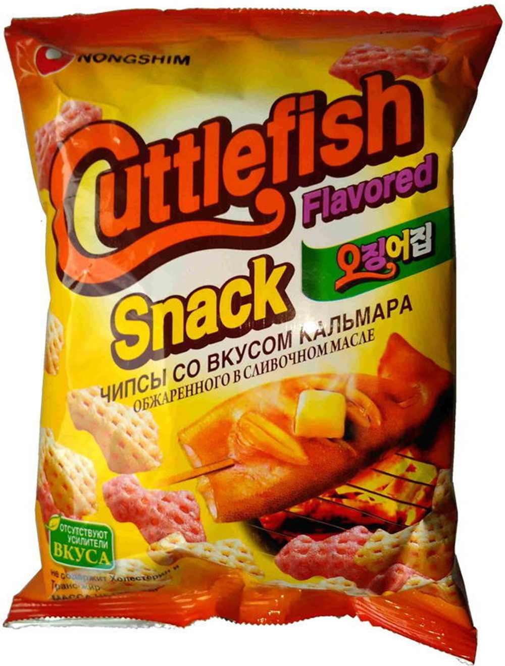 Чипсы со вкусом Кальмара Nongshim Cuttlefish 55 г