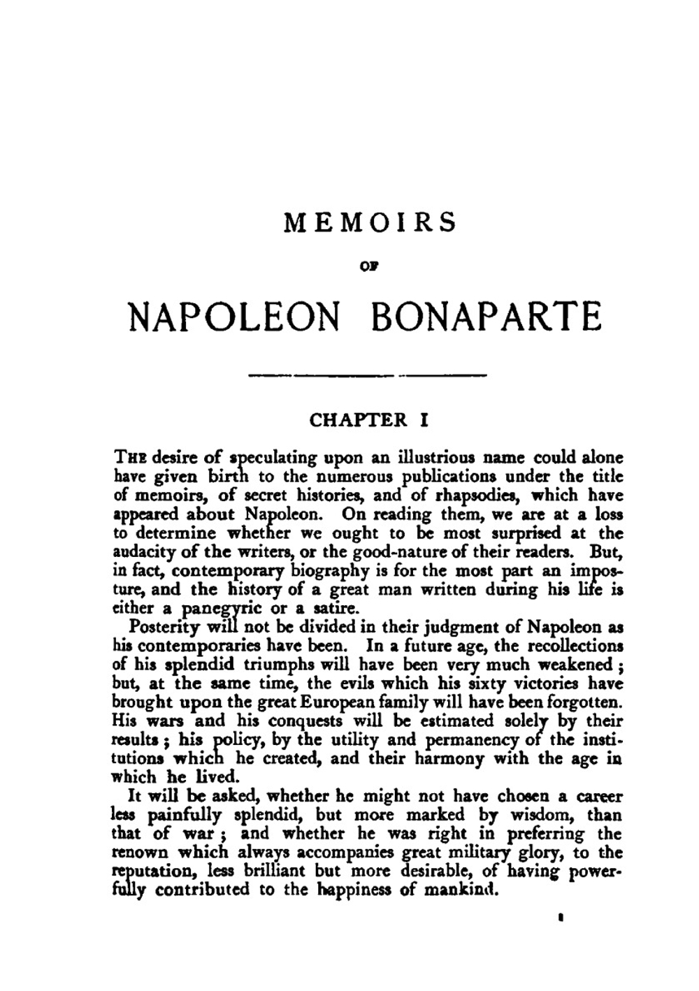 Memoirs of Napoleon Bonaparte | M. de Bourrienne