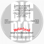 Motorhead / What's Words Worth? (Recorded Live 1978)(Coloured Vinyl)(LP)