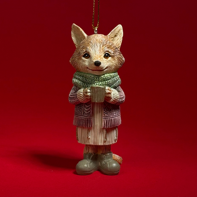 Елочная игрушка Лисенок