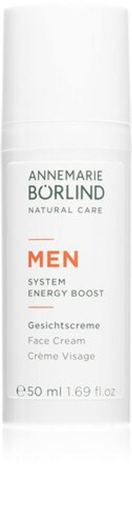ANNEMARIE BÖRLIND MEN SYSTEM ENERGY BOOST - укрепляющий крем для лица для мужчин /   50  ml  / GTIN 4011061225390