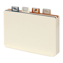 Набор из 4-х разделочных досок с держателем Cut&Store, молочный