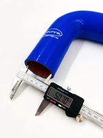 Патрубок угловой 90 размер 150х150хD50 мм 1 шт силикон