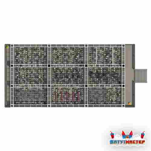 Развлекательный центр ниндзя парк «Империя силы», 11×6,6×3,5 м