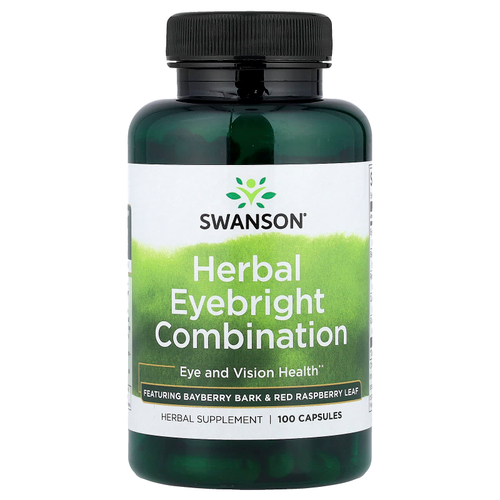 Swanson, Травяная очанка, 100 капсул