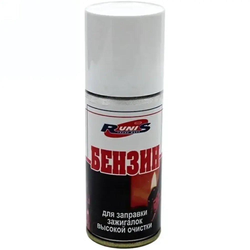 Бензин для зажигалок высокой очистки»RUNIS «140 мл (аэрозоль)/36/