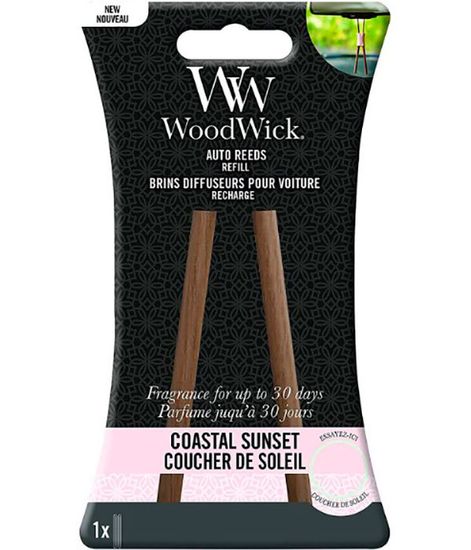 Прибрежный закат, палочки для ароматизатора в авто, WoodWick