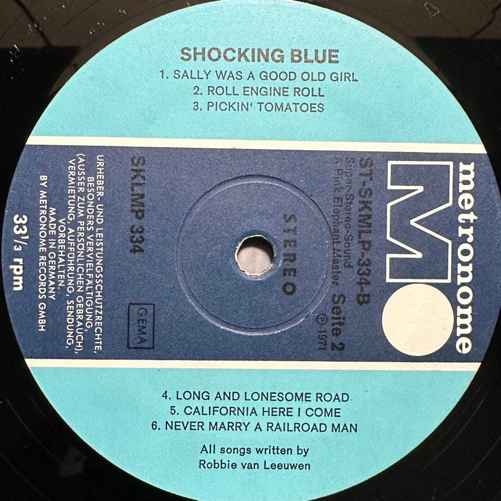 Shocking Blue - Shocking Blue (Германия 1970г.)