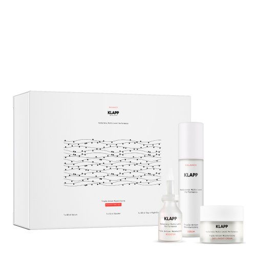 KLAPP БАЛАНС Набор увлажнение Трио (крем+сыворотка+бустер)| BALANCE Triple Action Moisturizing Power Trio Set, 50+50+15мл