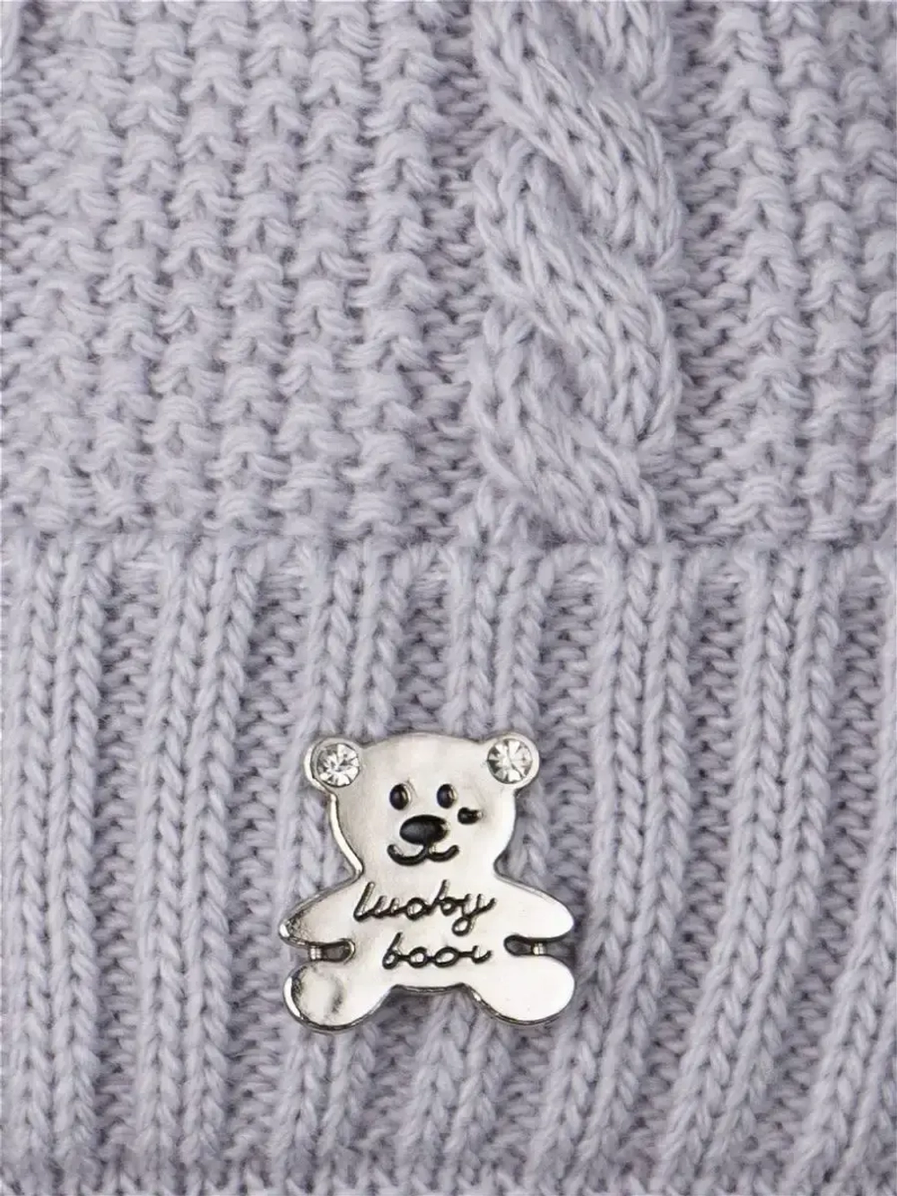 Шапка вязаная демисезонная для детей