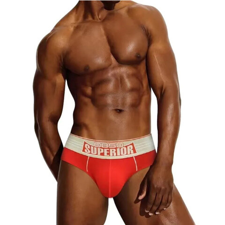 Мужские трусы брифы красные BS BS842-8