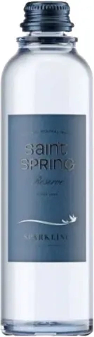 Вода природная минеральная Святой Источник Газированная / Saint Spring Sparkling 0.33 - стекло
