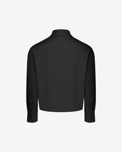 Укороченная рубашка из хлопка