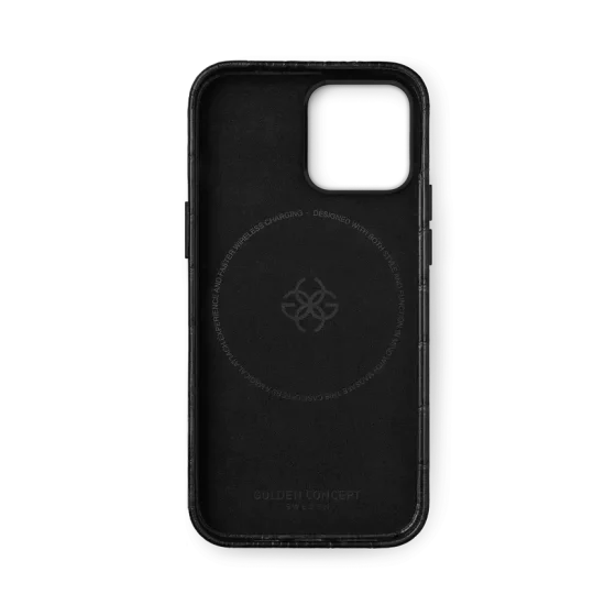 Чехол для iPhone 16 - Натуральная кожа с тиснением под крокодила